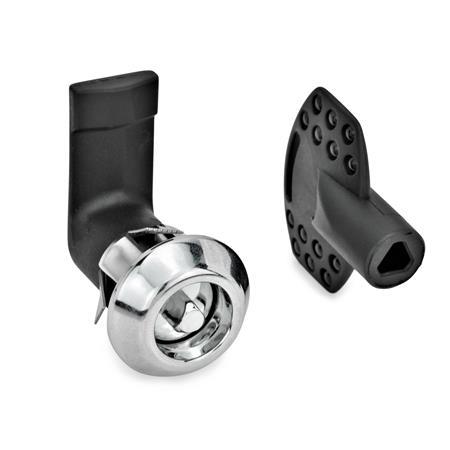 Otto Ganter Latch Plastic for Snap In Mounting, GN 115.5